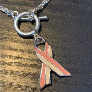 Breast Cancer Ribbon Bracelet
